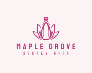 Lotus Perfume Scent logo design