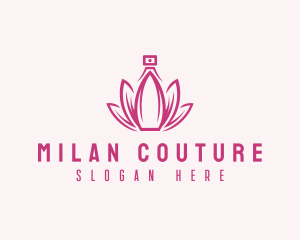 Lotus Perfume Scent logo design