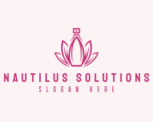 Lotus Perfume Scent logo design