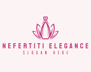 Lotus Perfume Scent logo design