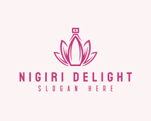 Lotus Perfume Scent logo design