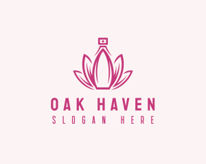 Lotus Perfume Scent logo design