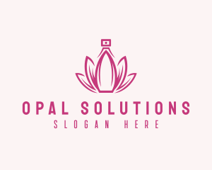 Lotus Perfume Scent logo design