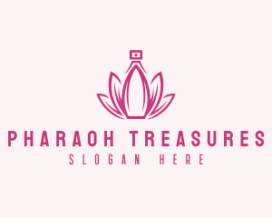 Lotus Perfume Scent logo design