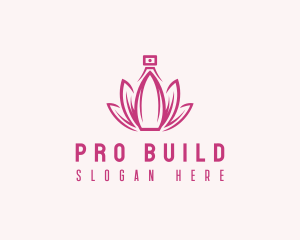 Lotus Perfume Scent logo design