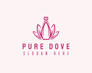 Lotus Perfume Scent logo design