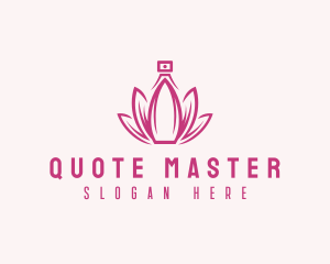 Lotus Perfume Scent logo design