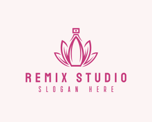 Lotus Perfume Scent logo design