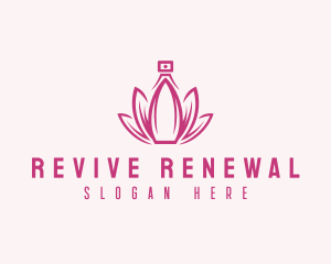 Lotus Perfume Scent logo design