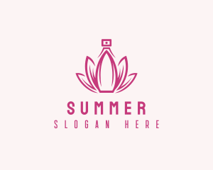 Lotus Perfume Scent logo design