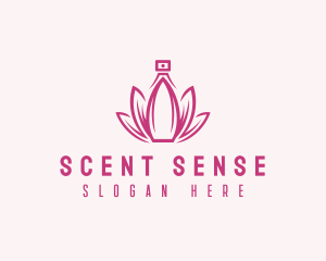 Lotus Perfume Scent logo design