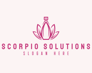 Lotus Perfume Scent logo design