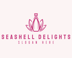 Lotus Perfume Scent logo design