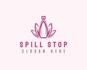 Lotus Perfume Scent logo design