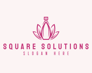 Lotus Perfume Scent logo design