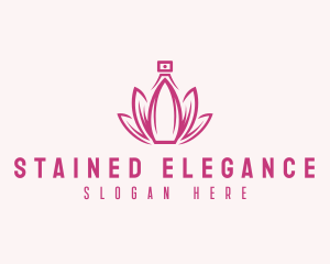 Lotus Perfume Scent logo design