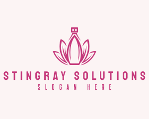 Lotus Perfume Scent logo design