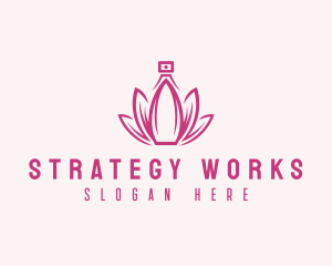 Lotus Perfume Scent logo design