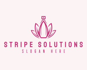 Lotus Perfume Scent logo design