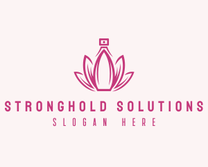 Lotus Perfume Scent logo design