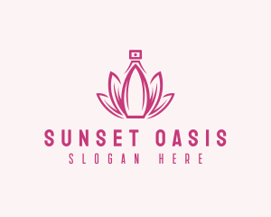 Lotus Perfume Scent logo design