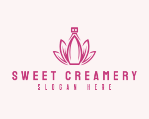 Lotus Perfume Scent logo design