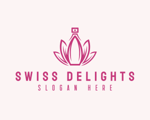 Lotus Perfume Scent logo design