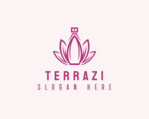 Lotus Perfume Scent logo design