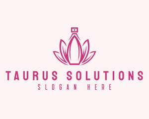 Lotus Perfume Scent logo design