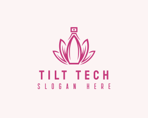 Lotus Perfume Scent logo design