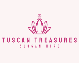 Lotus Perfume Scent logo design