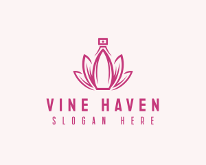 Lotus Perfume Scent logo design