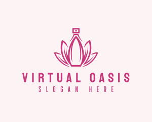 Lotus Perfume Scent logo design