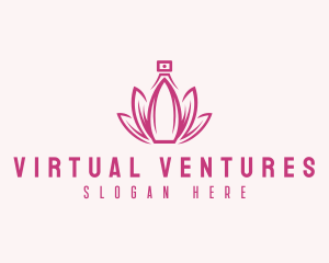 Lotus Perfume Scent logo design