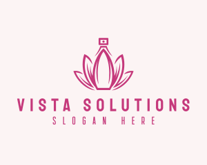 Lotus Perfume Scent logo design