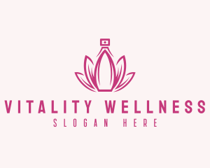 Lotus Perfume Scent logo design