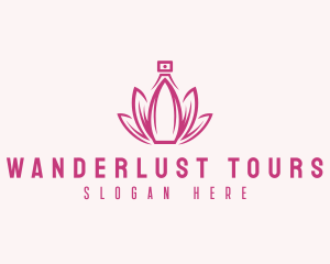 Lotus Perfume Scent logo design