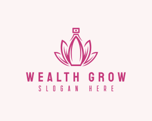 Lotus Perfume Scent logo design