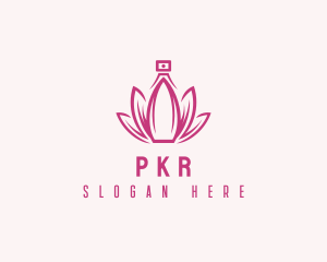 Lotus Perfume Scent logo design