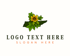 Map - Tennessee Tulip Poplar logo design