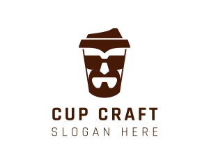 Gentleman Coffee Cup logo design