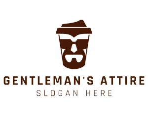 Gentleman Coffee Cup logo design