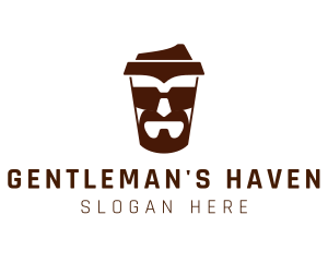 Gentleman Coffee Cup logo design