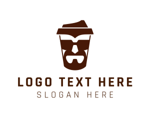 Gentleman - Gentleman Coffee Cup logo design