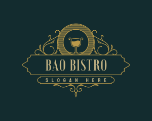 Elegant Wine Bistro logo design