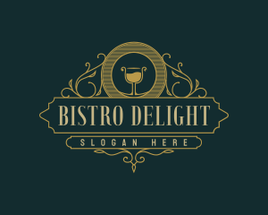 Elegant Wine Bistro logo design