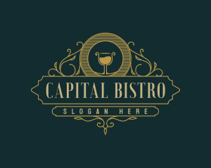 Elegant Wine Bistro logo design