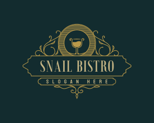 Elegant Wine Bistro logo design