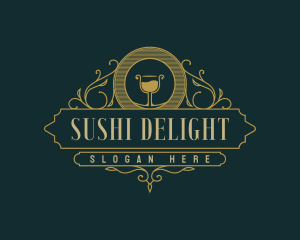 Elegant Wine Bistro logo design