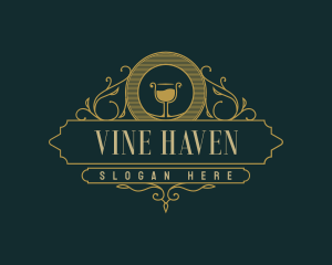 Elegant Wine Bistro logo design